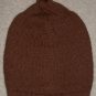 Alpaca Ski Cap Brown Adult Small Hypo-Allergenic Handmade in Peru