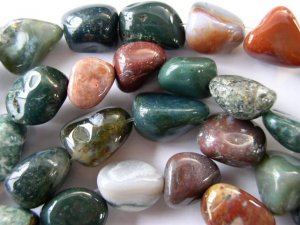Fancy Jasper Nugget Beads (GS149)