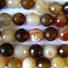 Agate Faceted Round Beads 12mm (GS1184)