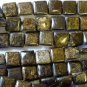 Bronzite Square Tabular Beads 10mm (GS1226)