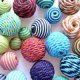 Cotton Wrapped Beads