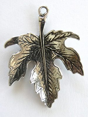 Leaf - Pewter Pendant (PW247)