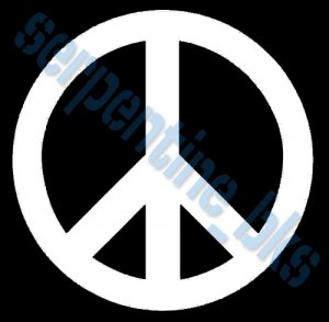 Peace Sign Car Vinyl Window Bumper Decal Sticker