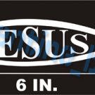 Jesus Fish Vinyl Car Window Decal - Version 2 Jesus Fish Vinyl Car Window Decal - Version 2