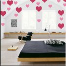 24 10 inch Hearts Vinyl Wall Decor Stickers 24 10 inch Hearts Vinyl Wall Decor Stickers