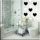 24 4 inch Hearts Vinyl Wall Decor Stickers 24 4 inch Hearts Vinyl Wall Decor Stickers