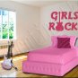 Girls Rock B Vinyl Wall Art Décor Decal Stickers Guitar