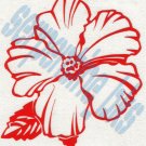 Hawaiian Flower S Car Vinyl Window Bumper Decal Sticker