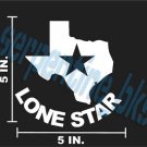 TEXAS LONESTAR Window Bumper Vinyl Decal Sticker TEXAS LONESTAR Window Bumper Vinyl Decal Sticker