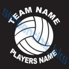 Custom Sports Volleyball Vinyl Decal Team & Player