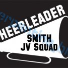 Custom Sports Cheerleader Vinyl Decal Team & Player
