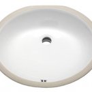 S1544 Oval Undermount Ceramic Sink