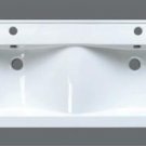 JB20AA Rectangular Counter Basin Ceramic Double Sink