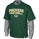 Green Bay Packers Men's Splitter Layered T-Shirt