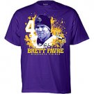 Minnesota Vikings Brett Favre Splash T-Shirt