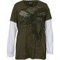 Dale Earnhardt, Jr. Ladies Long Sleeve Layered T-Shirt