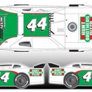 2009 AJ ALLMENDINGER #44 HUNT BROTHERS PIZZA ELDORA DIRT LATE MODEL 1/24