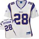 Minnesota Vikings Adrian Peterson Women's Premier White Jersey