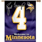 Minnesota Vikings Brett Favre 27x37 Flag