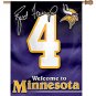 Minnesota Vikings Brett Favre 27x37 Flag