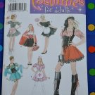 Simplicity 3618 Adult Costume Sewing Pattern Size RR 14-20 maid, red riding hood, pirate, halloween