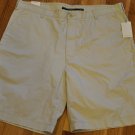 Nautica Men's Flat Front shorts Size 40 Beige