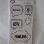 Fiskars Teresa Collins Say It Loud stamp set Project Life 11 clear 103490-1001