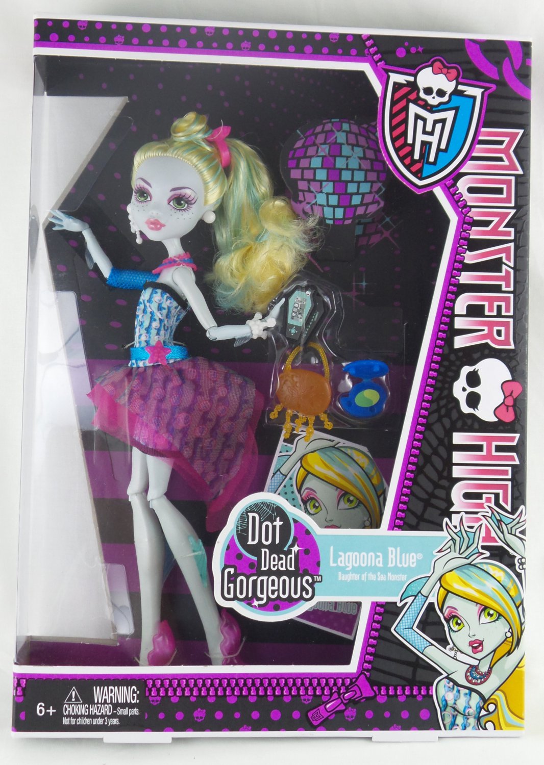 Monster High Dot Dead Gorgeous Lagoona Blue doll daughter of the sea ...