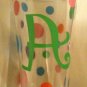 Initial Tumber with Polka Dots