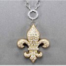 Gold Fleur de Lis Necklace