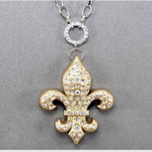 Gold Fleur de Lis Necklace