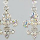 Silver Fleur de Lis Earrings