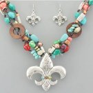 Multi Color Fleur de Lis Set