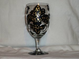 Black and Gold Goblet