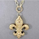 Gold Fleur de Lis Necklace