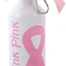 20 oz. White Aluminum Sports Bottle