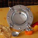 Fleur De Lis Dip Bowl w/ Spoon