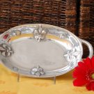 Fleur De Lis Small Oval Vegetable Dish