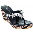 La Sonia Thong Wedge - Size 9