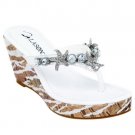 La Sonia Thong Wedge- Size 9