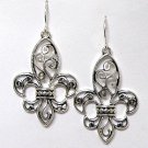 FILIGREE FLEUR-DE-LIS EARRINGS