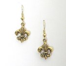 FLEUR-DE-LIS DANGLING EARRINGS