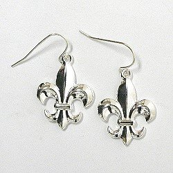 DANGLE FLEUR-DE-LIS EARRINGS