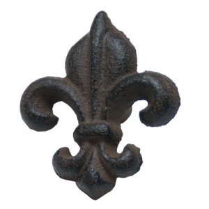 Cast Iron Fleur-de-Lis Knob