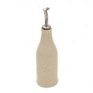 Fleur de Lis Ceramic Oil Bottle - CREAM