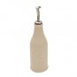 Fleur de Lis Ceramic Oil Bottle - CREAM