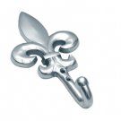 Fleur de Lis Pewter Hook