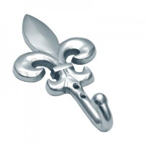 Fleur de Lis Pewter Hook