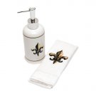 Fleur de Lis Decorative Bath Set