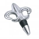 Fleur de Lis Pewter Wine Stopper